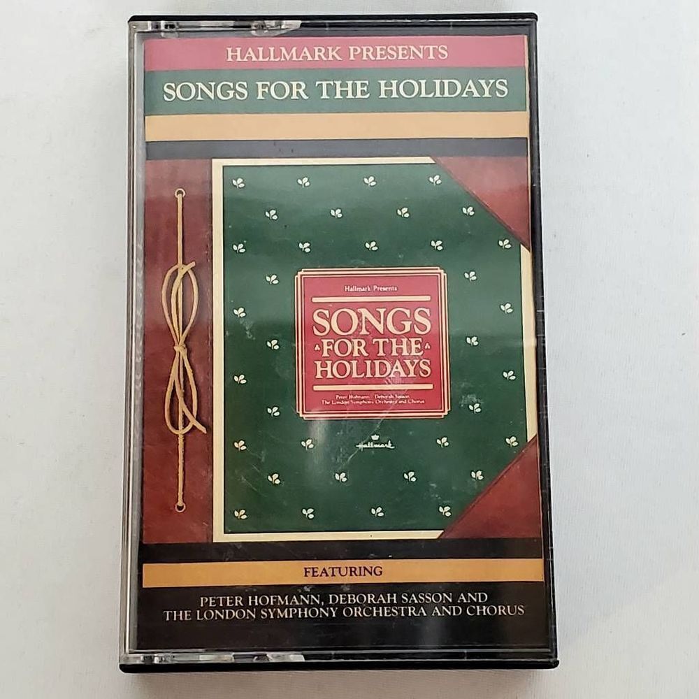 Hallmark Cassette Tape, CHRISTMAS Songs for the Holidays 1987, Tested